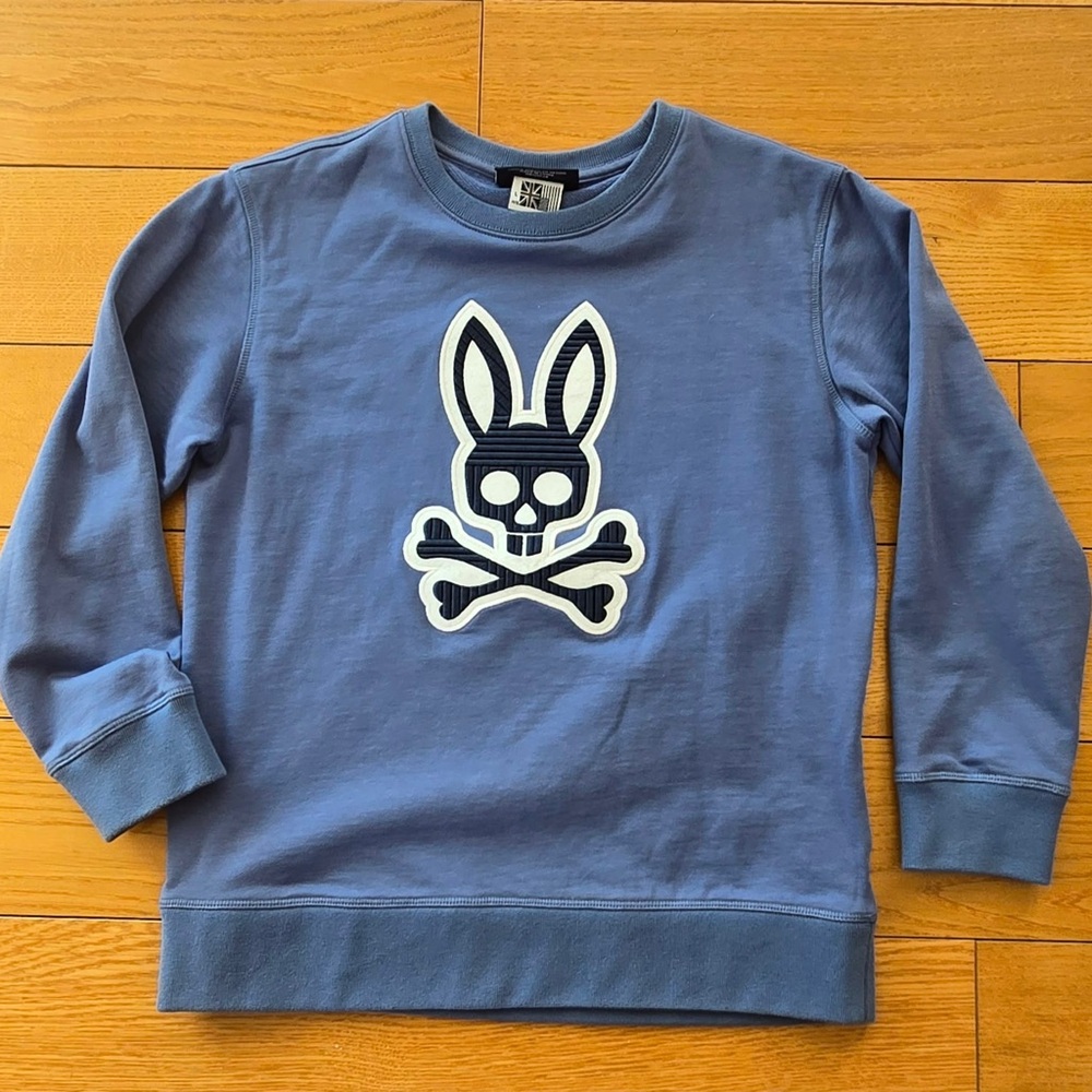 Psycho Bunny Kids Navy Crewneck Sweater